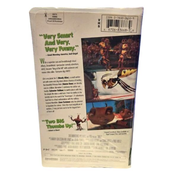 Antz VHS (1998) – DreamWorks Animated Comedy Classic - Picture 2 of 6